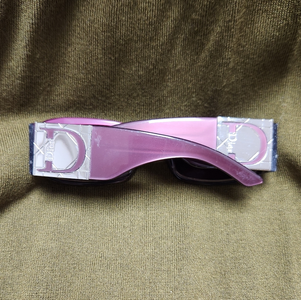 Dior Purple Rectangular Sunglasses - image 6